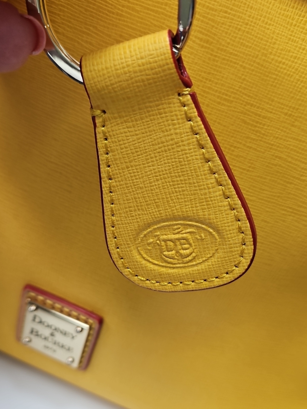 โจ๏ธ Dooney & Bourke 'Maddie' Saffiano Leather Dandelion Hobo Bag - Picture 15 of 16